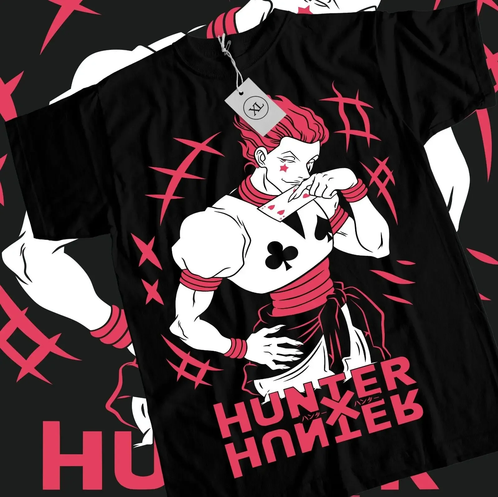 

Hisoka T-Shirt Hunter Strip Hunter x Hunter Hisoka Anime Shirt All Size