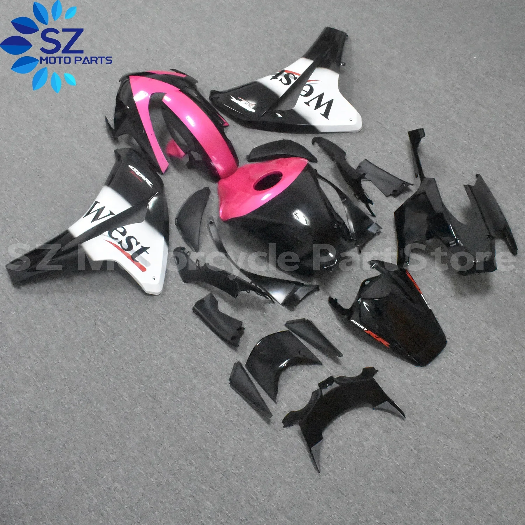 4Gifts 신형 ABS 전체 페어링 키트 혼다 CBR1000RR 2008 2009 2010 2011 08 09 10 11 바디워크 세트 레드 쿨