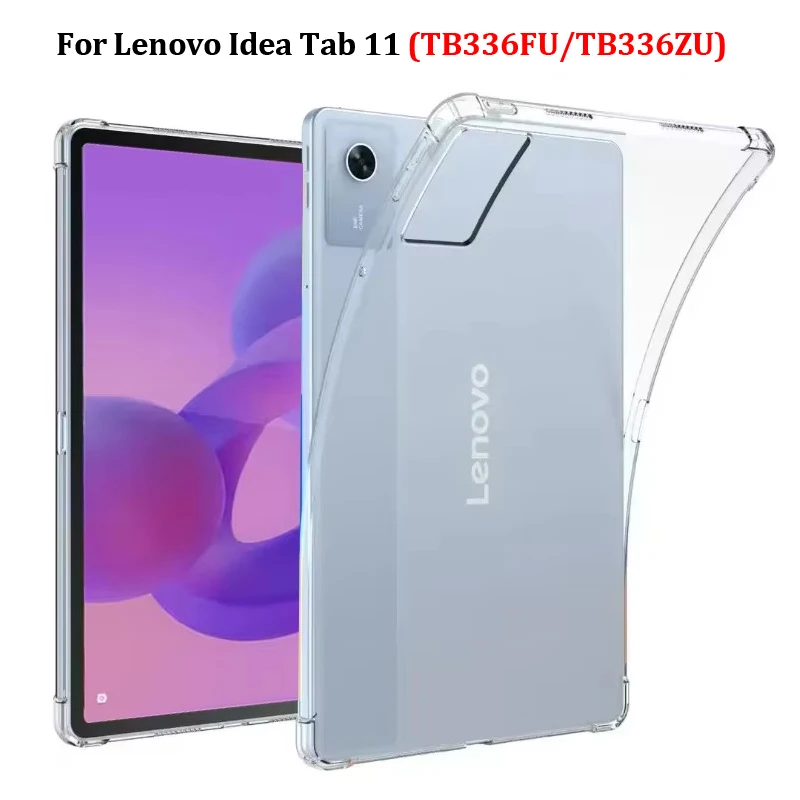 Funda For Lenovo Idea Tab 11 Case TB336FU TB336ZU Soft TPU Tablet Case For Coque Lenovo Idea Tab 11 inch Transparent Back Cover