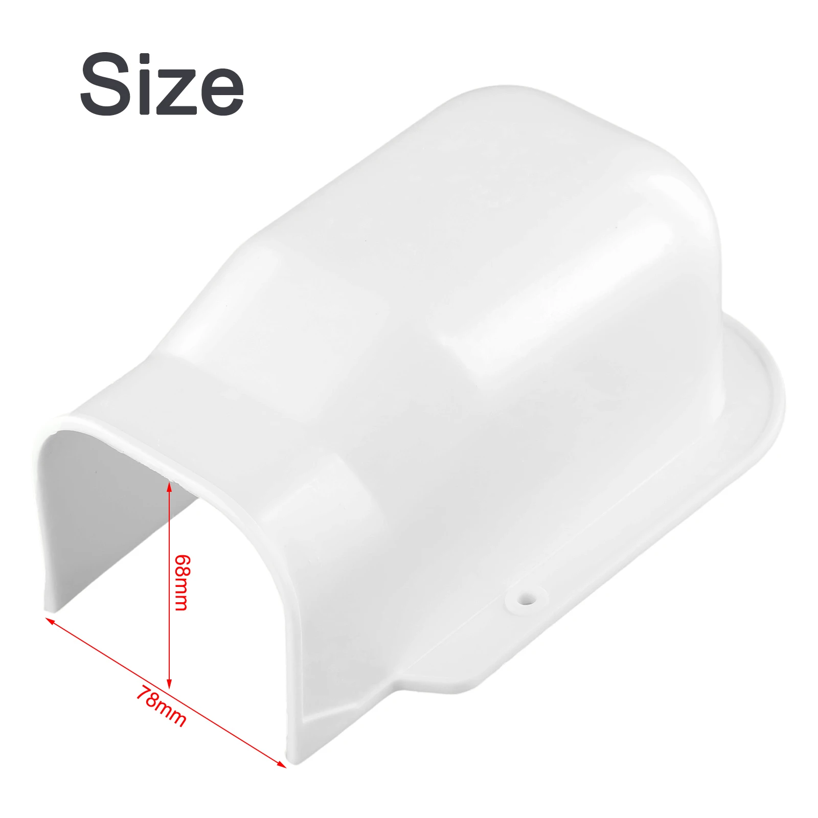 

Easy To Install End Cap Cover Indoor Outdoor Connection Lines Wall Cap Wall Entry Cap Weather Resistance 135°Flat Elbow