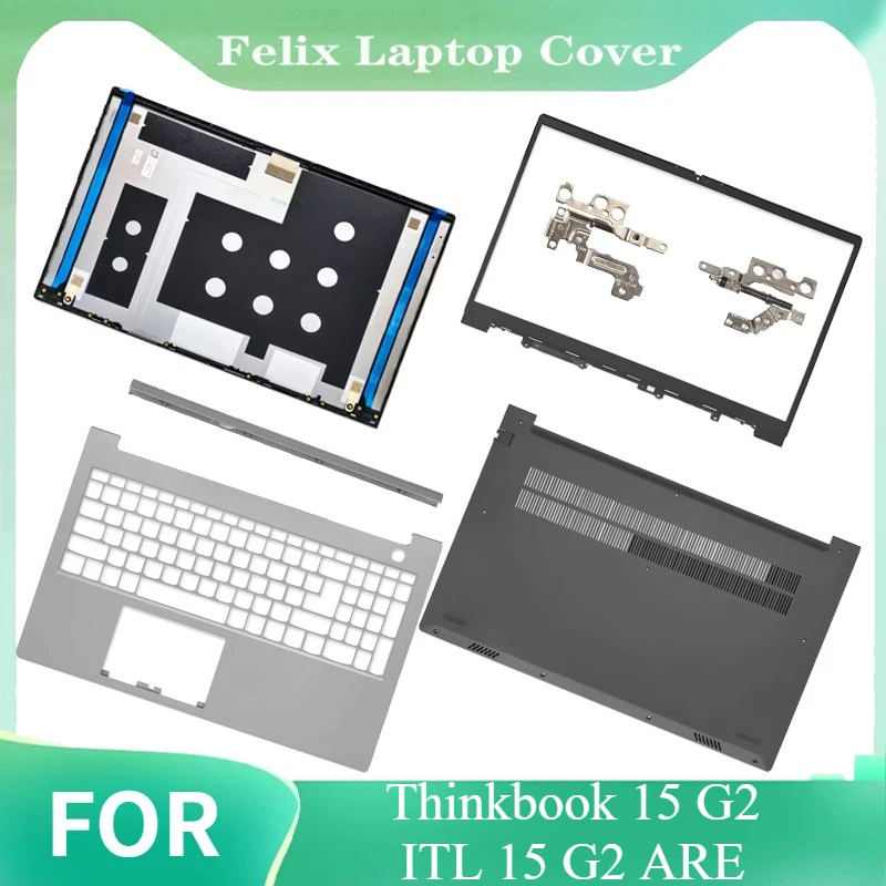 

Для Thinkbook 15 G2 ITL 15 G2 ARE новая задняя крышка ЖК-дисплея, передняя панель, упор для рук, нижняя нижняя часть корпуса, петли, крышка корпуса, чехол