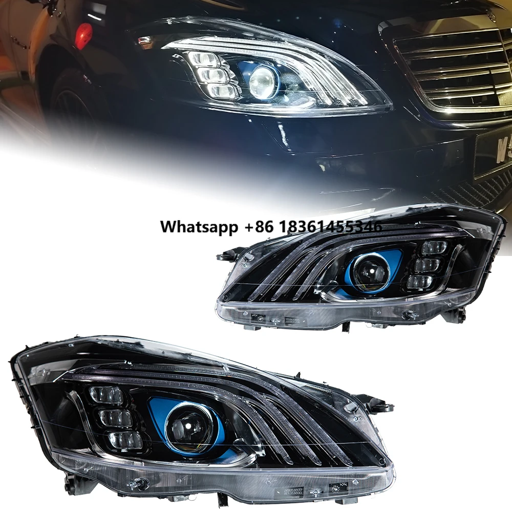 

AKD Car Styling Head Lamp for W221 Headlights 2006-2009 S300 S400 Headlight LED DRL Signal Style Auto Accessories