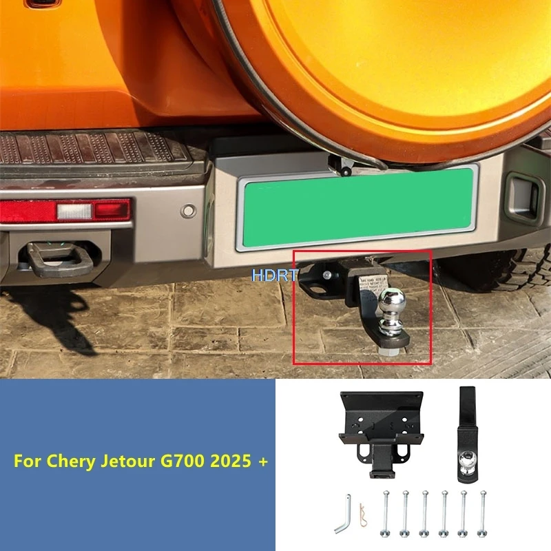 

Для Chery Jetour G700 2025+ Защитный декоративный крюк-фаркоп для заднего бампера, внедорожный буксировочный крюк, аксессуары для тюнинга автомобиля