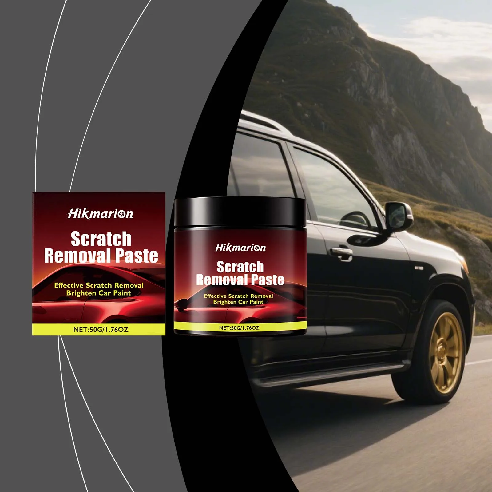 

Паста для устранения царапин на автомобиле - улучшение небольших царапин на кузове, полировка поверхности, мягкая формула, простота в использовании