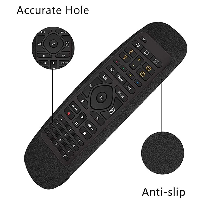 N91R-Remote Control Case For Logitech Harmony Companion Remote Control Case Shockproof And Washable Silicone Case