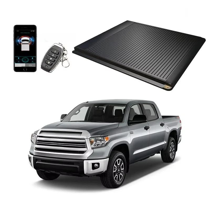 

Waterproof Auto Pickup Truck Bed Cover Easy Roll Tonneau Cover Aluminium Roller Shutter Lid for Tundra