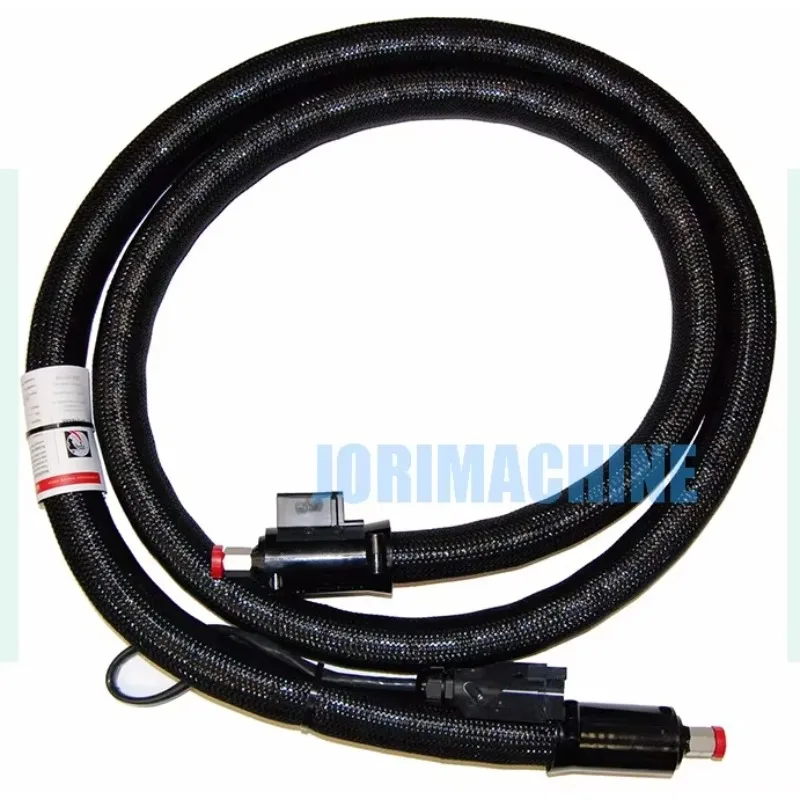 Customized Length Plug Heat Resistant Hot Melt Glue Heated Hose for Hot Melt Gluing Machine Glue Pipe
