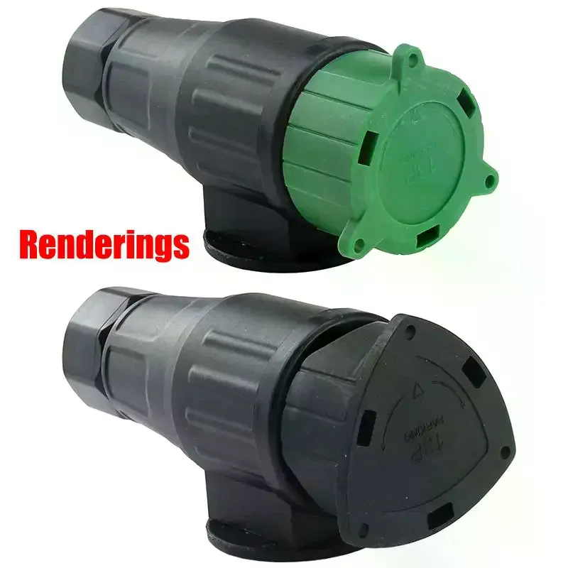 Trailer Plug Cover Plug Holder 13 Pin Trailer Plug Cover RV Connector Protector Trailer Harness Plug Protector - view 4