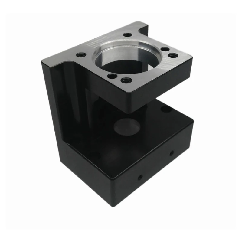 Custom Precision CNC Aluminum Servo Motor Mounting Bracket Durable Milling Machining Parts