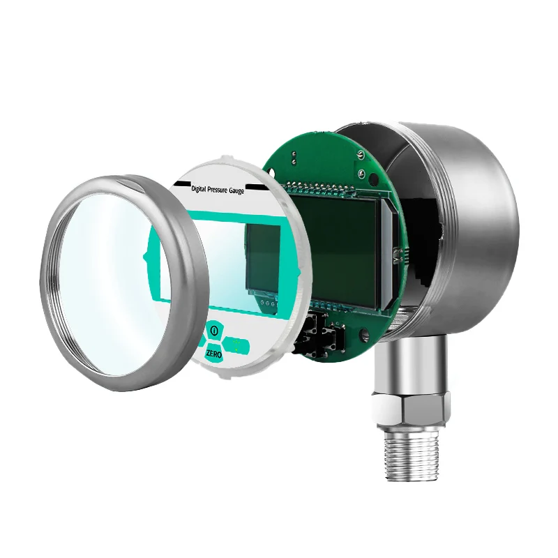 High Pressure Gauge M20*1.5 LCD Display Digital Bar Pressure Gauge Hydraulic Pressure Gauge
