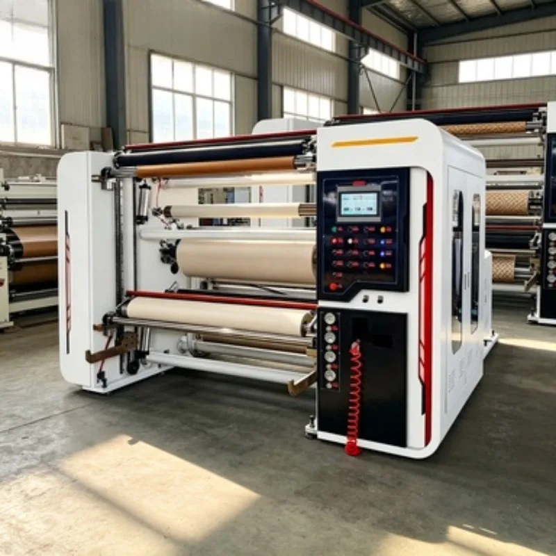 Fabric Slitting Machine for Nonwoven Textile Roll Slitter Rewinder with Slitting Rewinding Equipment for Hygiene  