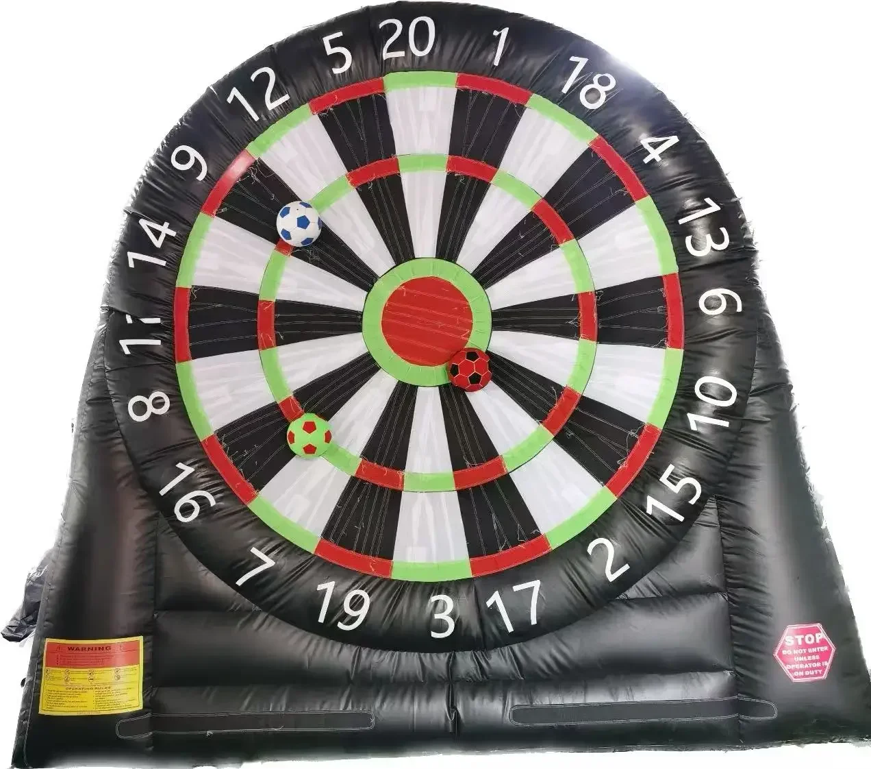 Cheap Price Inflatable Football Kick Target Game Magic Tape Soccer Dartboard Inflatable Football Dart for Rental Business