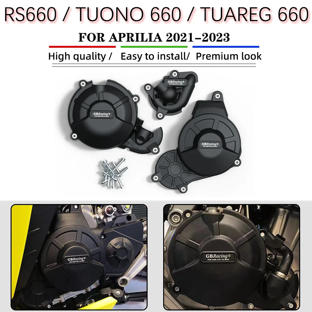 

RS660 Motorcycles Engine Protection Cover For Aprilia RS660 TUONO 660 Tuareg 660 2021 2022 2023 For GBRacing engine cover