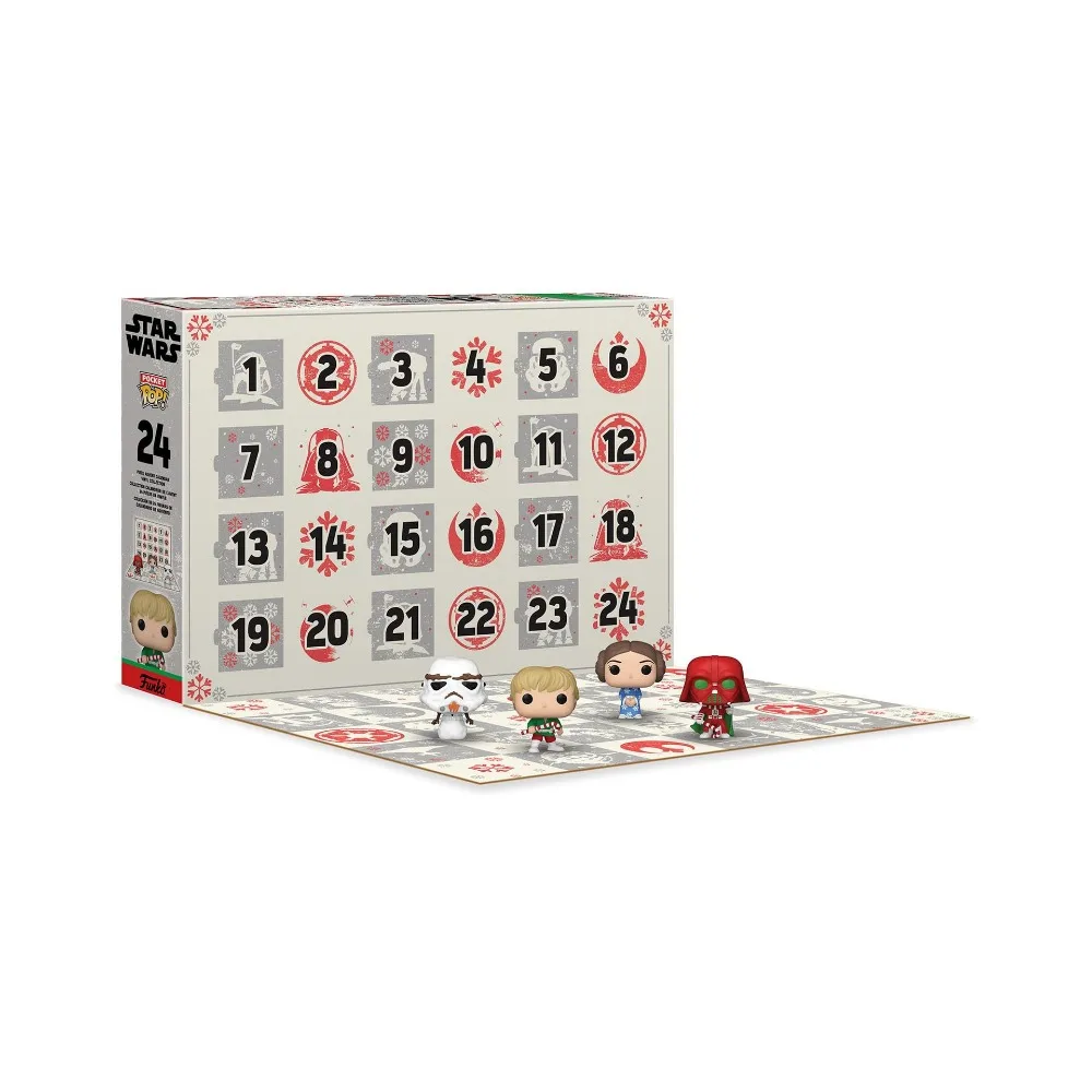 Funko Pop-Figurines d'action Star VANpour enfants, boîte ennemi, calendrier de l'avent, compte à rebours, 24 jours, modèle beurre, cadeau surprise de Noël