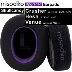 Misodiko yükseltilmiş kulak yastıkları yastıkları Skullcandy mekan için yedek, Hesh 3, kırıcı kablosuz/EVO/ANC kulaklıklar