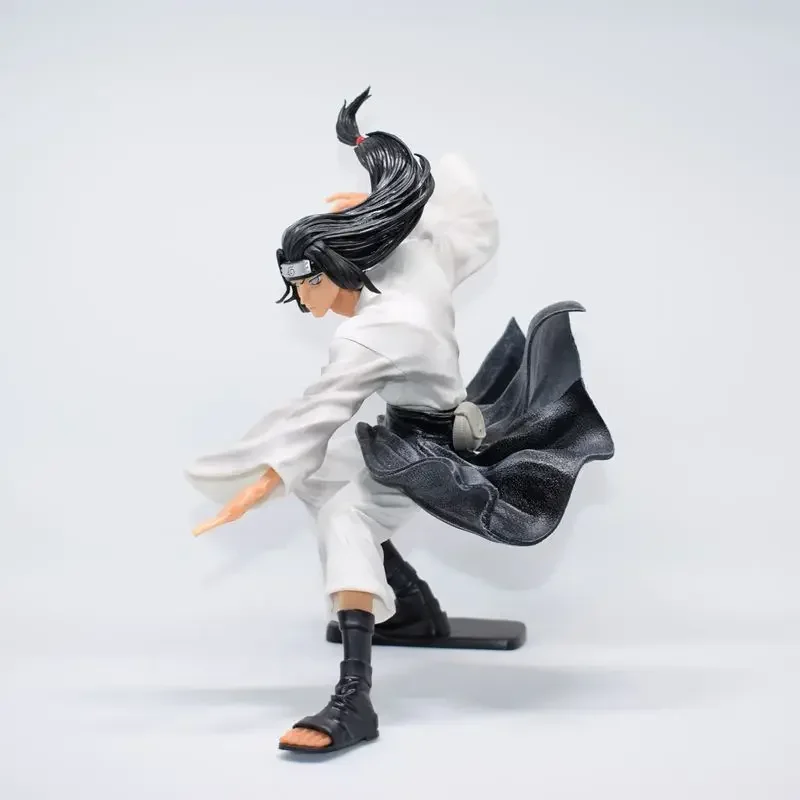 Anime Hyuga Neji Action Figure PVC Ning Ci White Eyes Soft Fist Bagua Palm 23cm Collection Model Dolls Toys for Festival Gifts