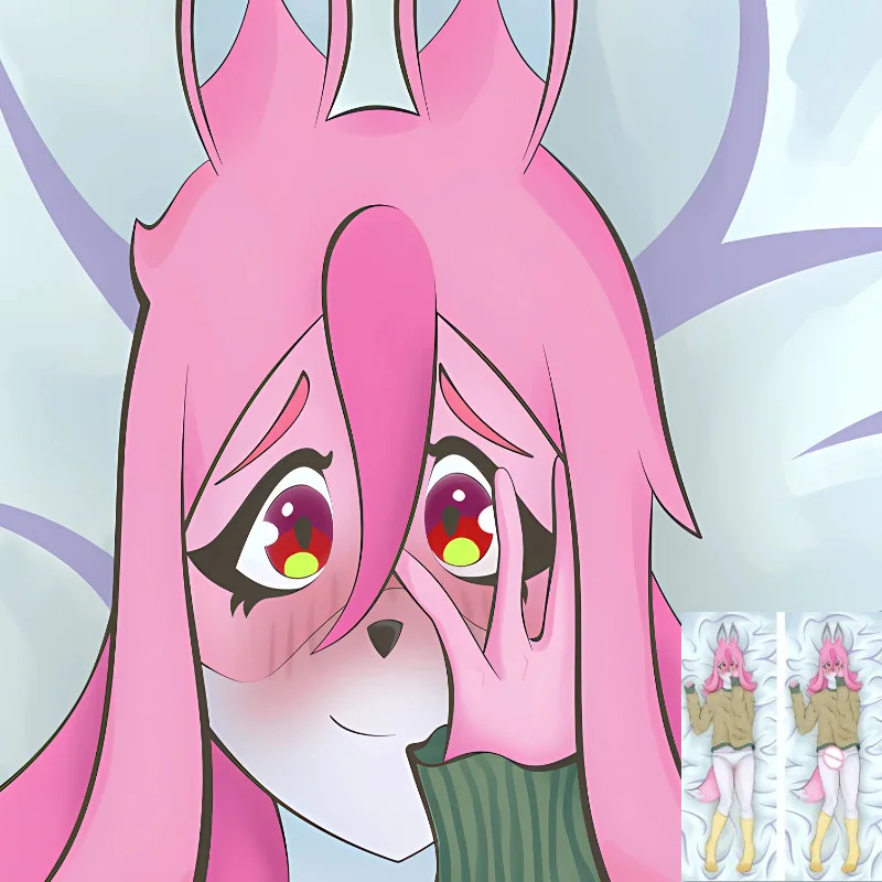 

Dakimakura аниме Furry Orcus пушистая наволочка Nazuna Hiwatashi двусторонний принт в натуральную величину обнимающая наволочка для тела