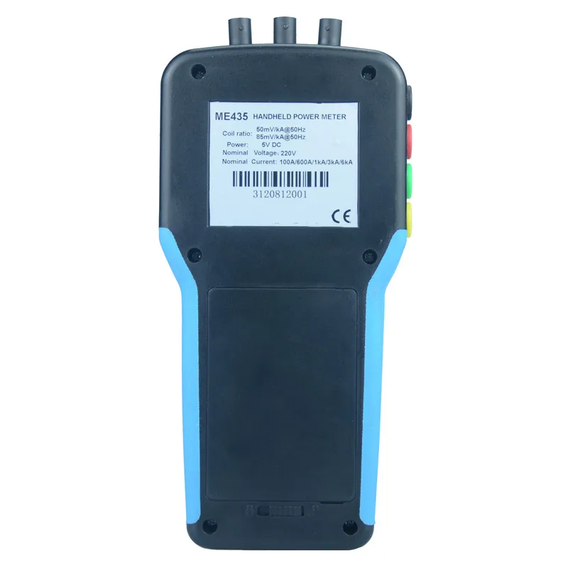 Handheld Power Logger 3 Phase four Wire Voltage Current Measuring Digital smart Energy Power Meters PLS-ME435