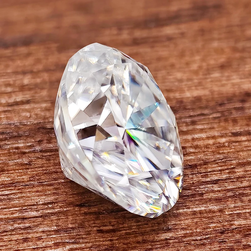 

Овальные синтетические бриллианты из муассанита с сертификатом, цвет D, чистота VVS1, неограненные камни, проходят проверку на детекторе бриллиантов, с отчетом GRA