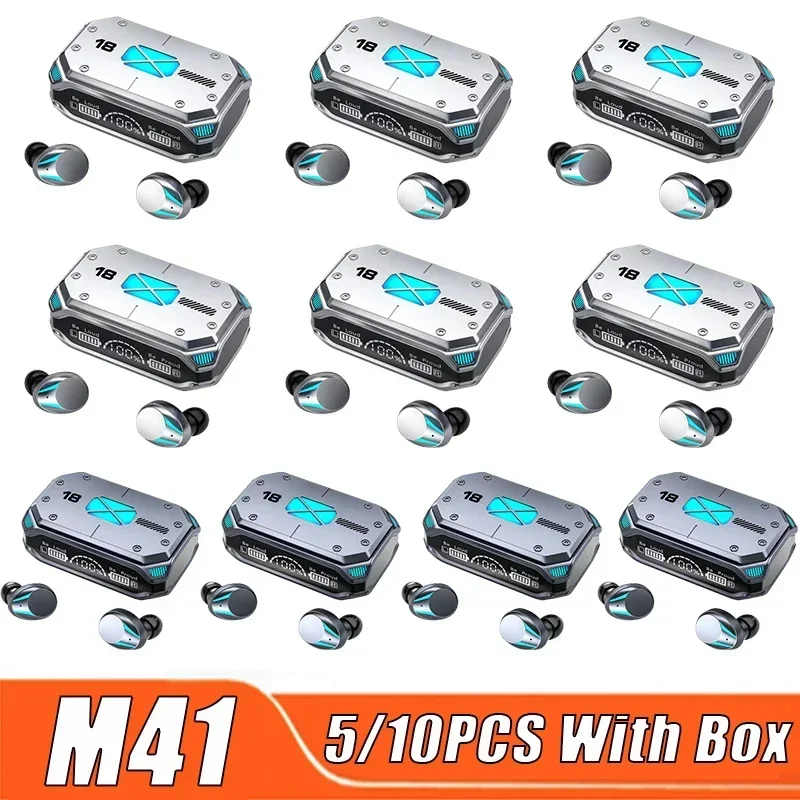 

M41 Bluetooth Earphones Headphones Wireless Headset Gaming Earbuds Sport Men Smart Waterproof 2023 V5.3 Microphones Fones Suit