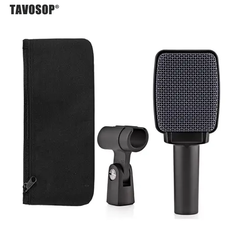 TAVOSOP High Quality E906 Super-cardioid Microphone Cardioid Instrument Microfonos Microfono with Clamp for Hot Selling