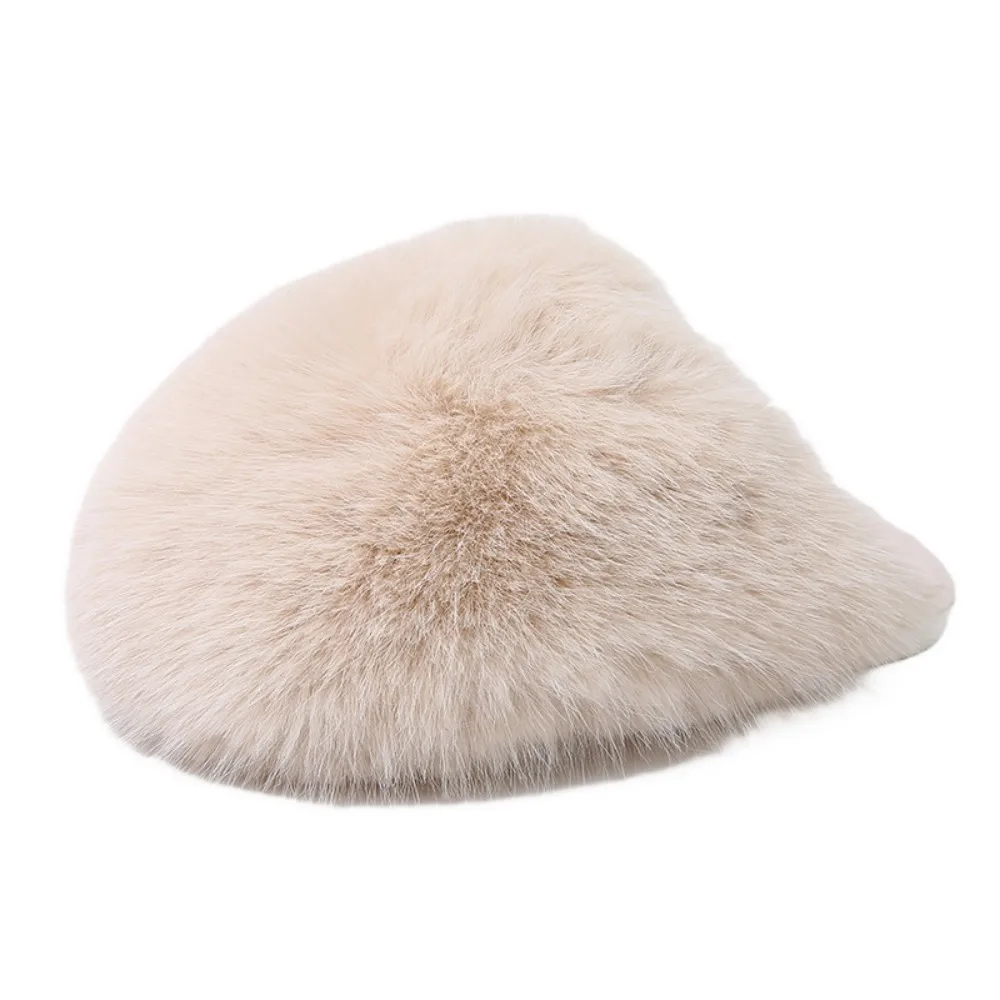 Winterfellige Damen-Hausschuhe, bequeme Flip-Flops, flache Pantoffeln, Indoor-Schlafzimmer-Plüschschuhe für Damen – Detail 32