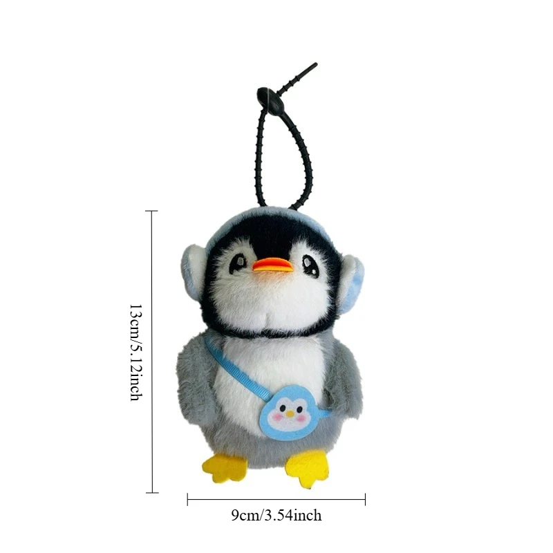Fun Dory Fish Cake Pinguïn Pop Sleutelhanger Tas Hangende Decoratie Dierenkleding Veranderende Pinguïn Knuffel Pluche Pop Kid Gift