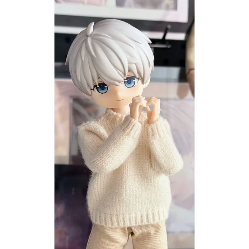 Juguetes masculinos a escala 1/12, prendas de punto de Color puro, Sudadera con capucha, suéter, modelo de ropa para muñecas soldado de moda de 6 pulgadas, figuras de acción DIY