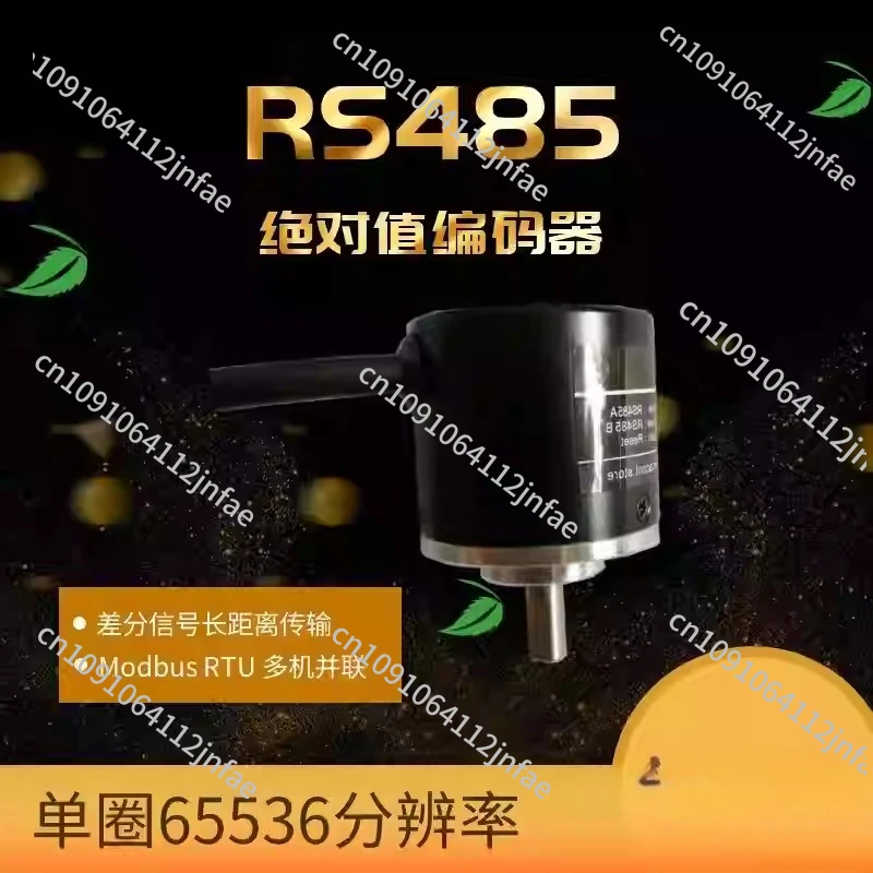 Single-turn Magnetic Absolute Rotary Encoder SSI Outputs RTU Protocol RS485 with High Precision 15/16 Bits