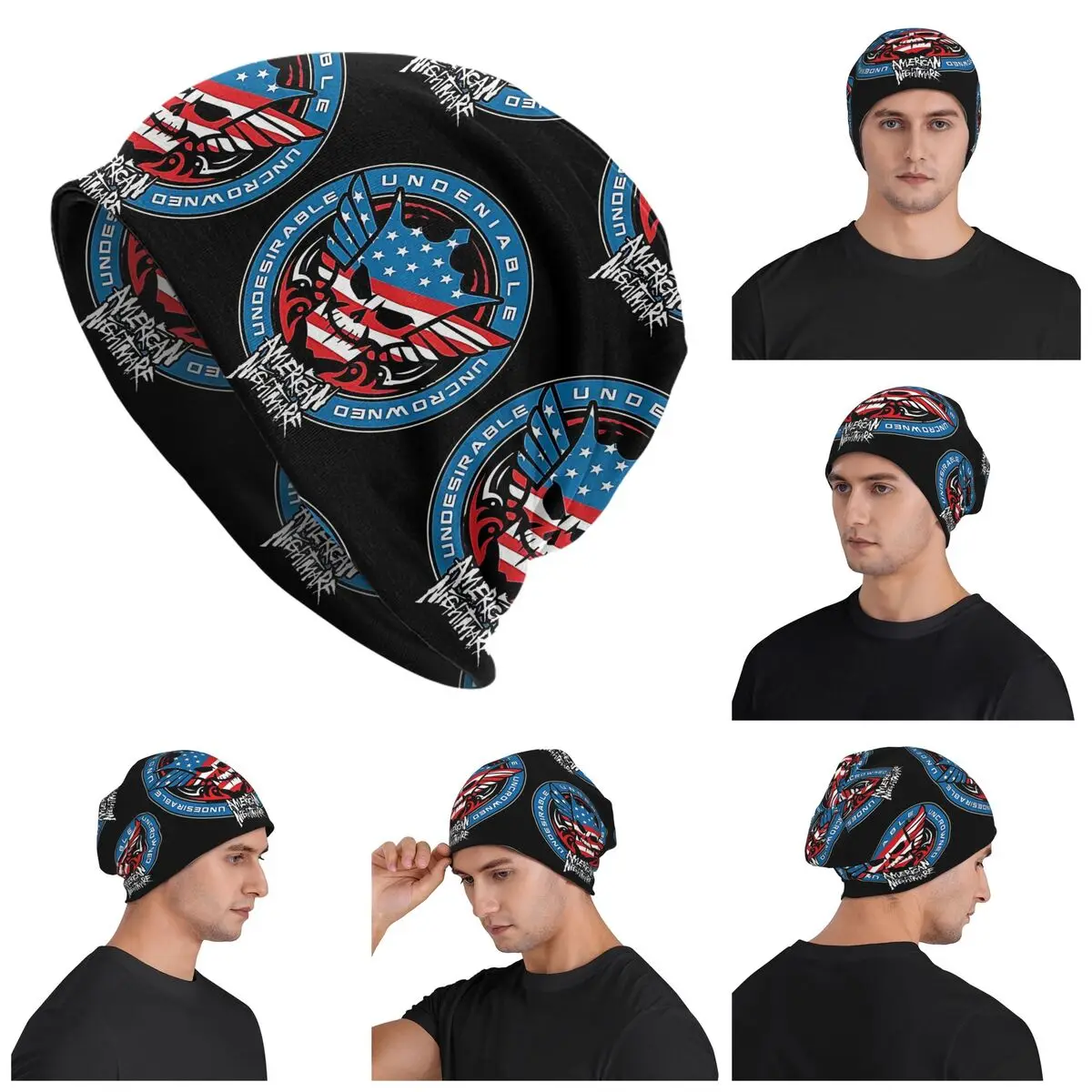 Cody Rhodes Mes Skullies Beanies Hats Warm Autumn Winter Outdoor Cap Knitted Bonnet Caps for Unisex Adult