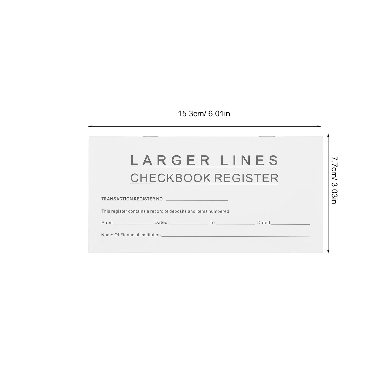 12 قطعة دفتر الأستاذ لكتاب الشيكات الشخصية طباعة كبيرة تسجيلات الاختيار ورقة المحفظة الحجم المالية #3