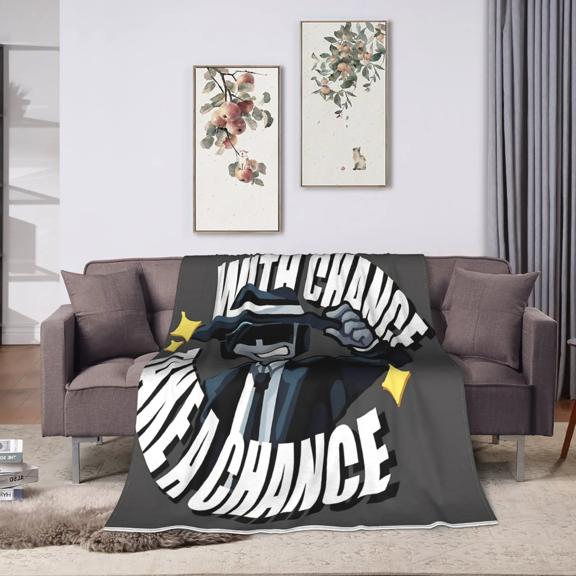 Forsaken Take A Chance Blanket  Soft Warm Aesthetic Plush Bedding Throws For Bedroom Picnic Flannel Bedspread Bed Cover