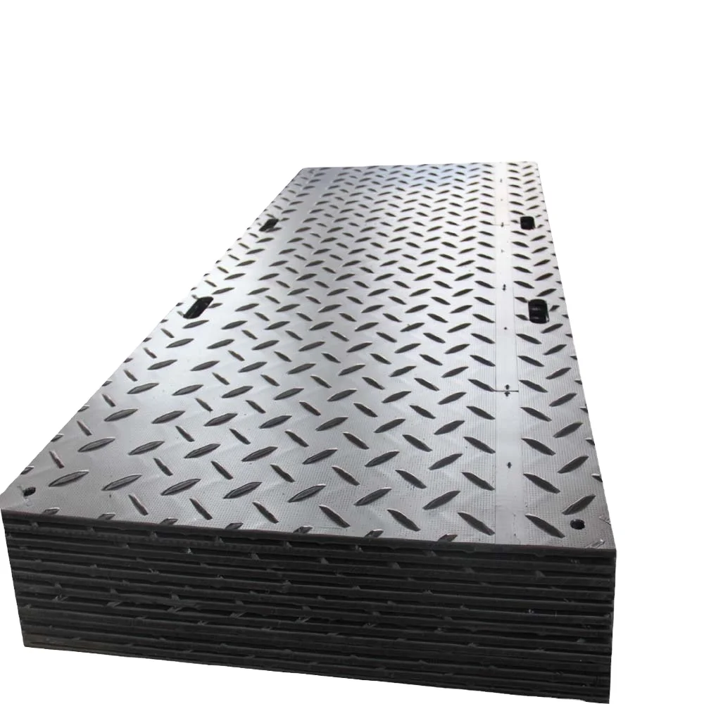 

Heavy Duty 4x8 Plastic Uhmwpe Hdpe Temporary Construct Excavator Road Mats Swamp Ground Floor Mat