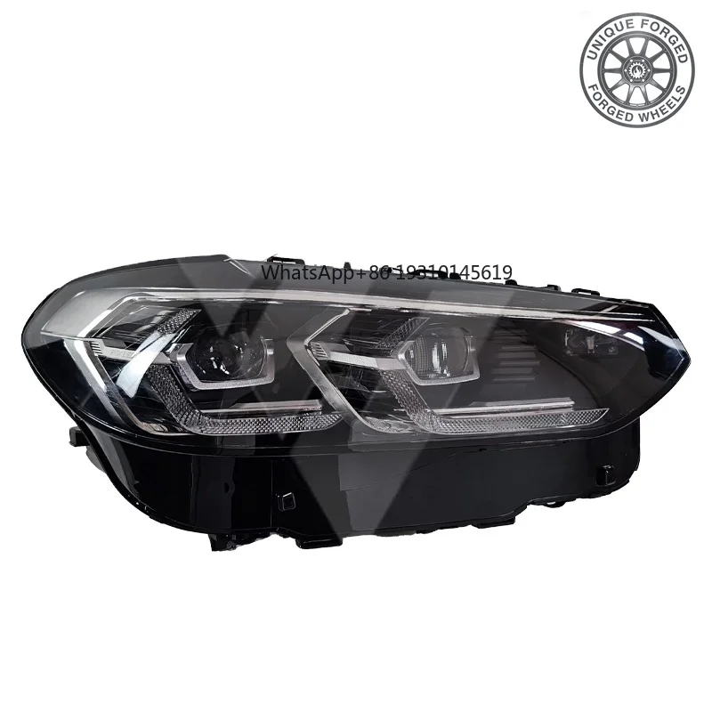 

LCI Facelift Double L-shape LED Headlight Assembly for G01 G08 X3 Auto Front Lamp 63117466117