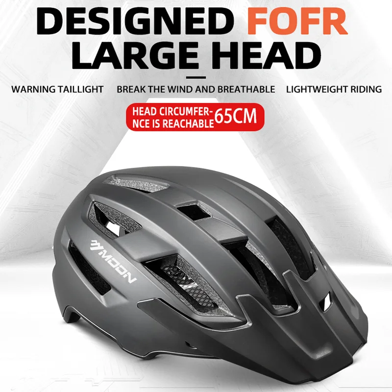 

MOON LED Bike Helmet With Sun Goggle Visor LED Bicycle Helmet Sunglasses Shield Road MTB Cycling Helmets