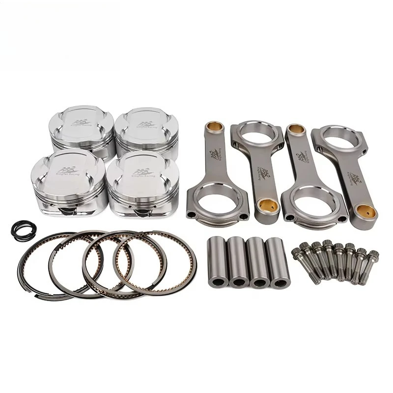 4AGE 20 В кованый поршень шатуна для Sprinter Trueno AE111 Carina 1,6 л, черные верхние детали хода двигателя