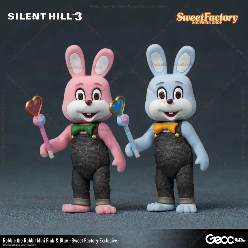 GECCO Silent Hill 3 Robbie Rabbit Mini Version Pink Black Blue Red Figure Model Toy Collection Gift