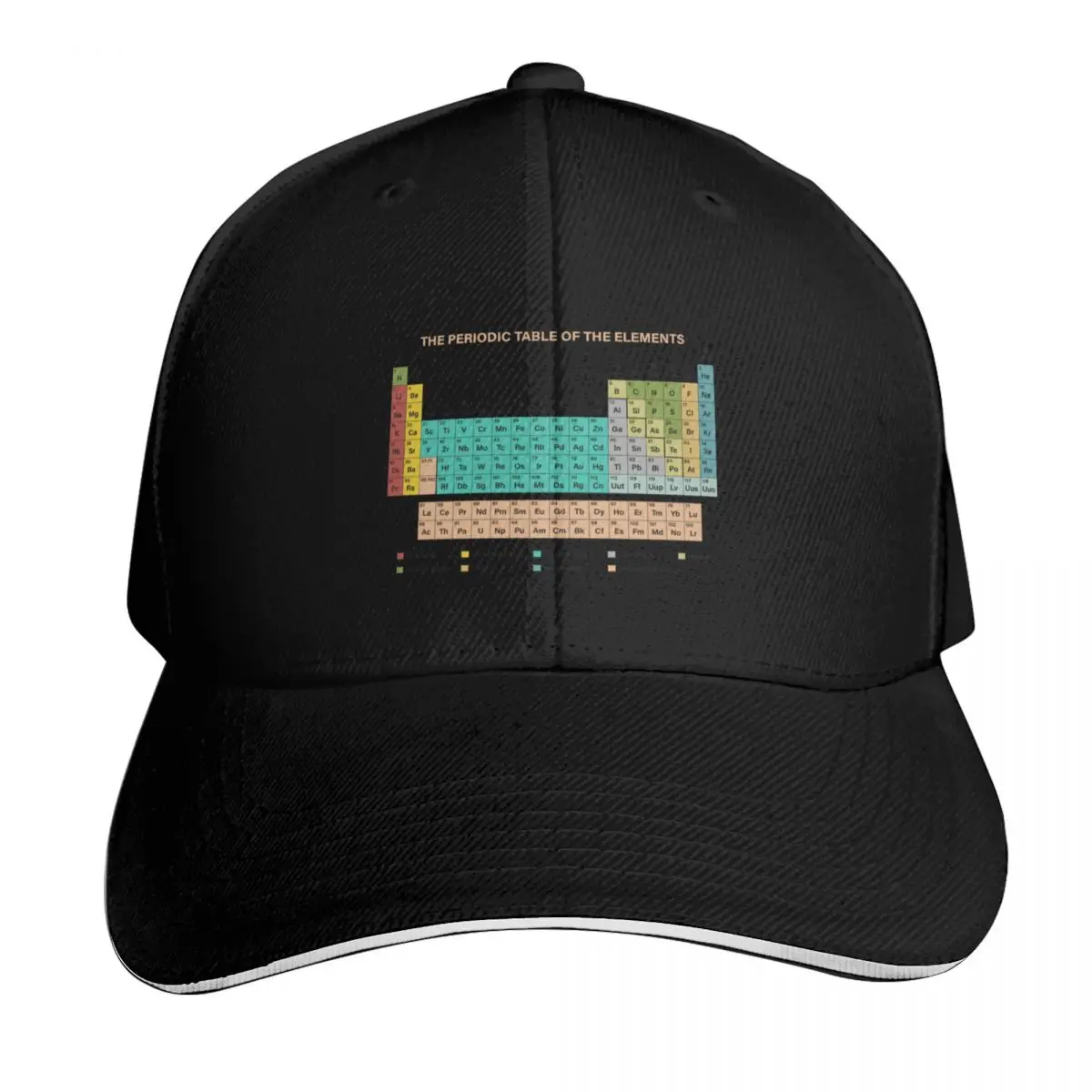 The Periodic Table Of The Elements Baseball Cap Unisex for Men Women Outdoor Golf Running Hiking Summer Beach Travel