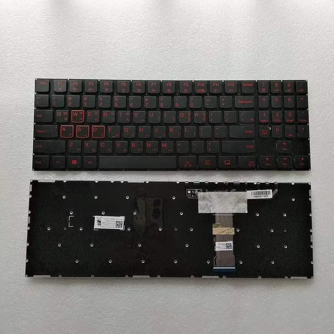 Original New Thailand Korean Language For Lenovo Legion Y520 Y720 R720 Black  Laptop Keyboard PK1313B1A09 18PTDH5156 