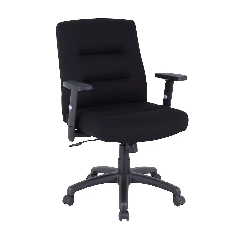

12010-03B Kesson Series 17.71 In. To 21.65 In. Seat Height Petite Office Chair - Black