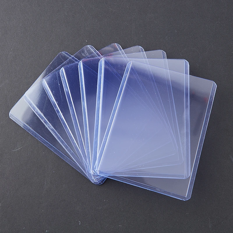 5pcs/25pcs PVC Transparent Card Holder 35pt 3X4" Cards Protector Table Games Accessories Collection Protective Sleeve Gift DIY