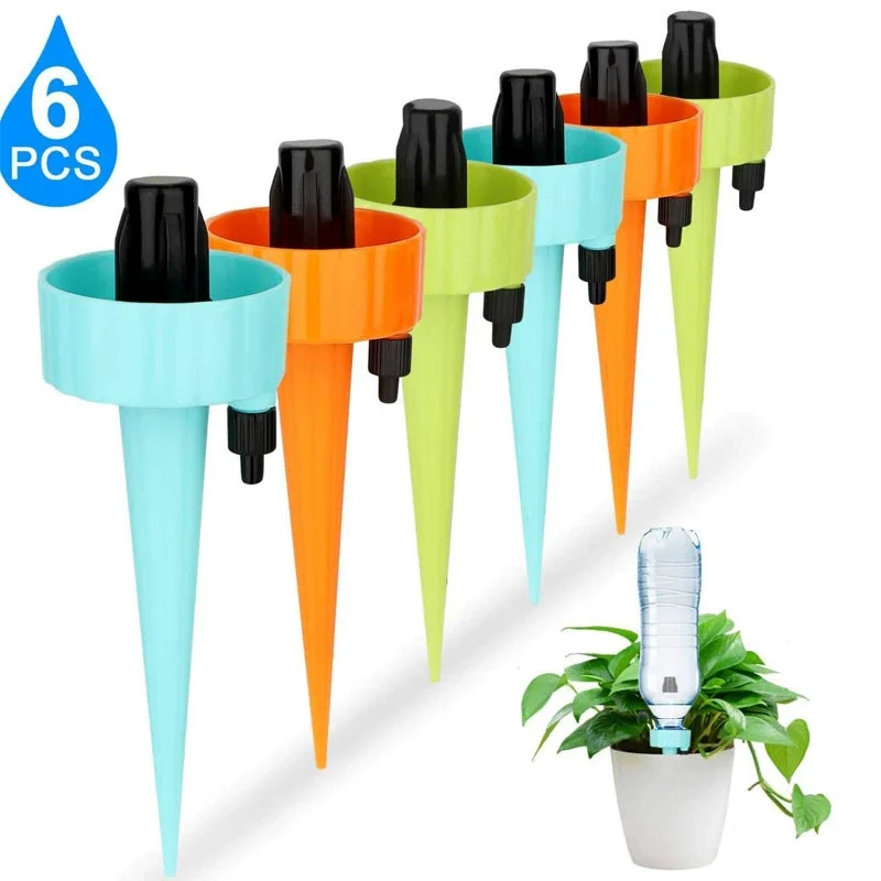6-teiliges Set Tropfbewässerung für Blumen und Pflanzen, Automatisches Bewässerungssystem für Zuhause und Gewächshaus
