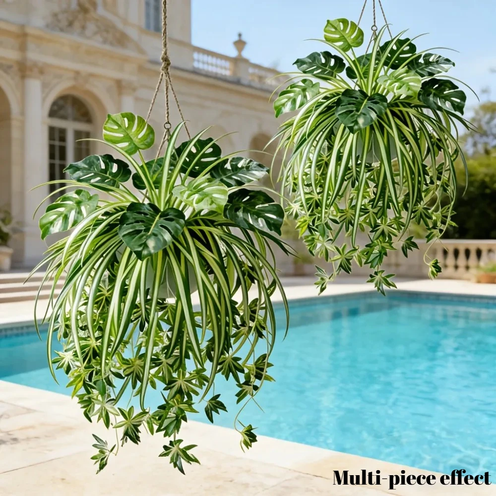 3 Piezas de Plantas Artificial - String Of Pearls Plant reseña y precio