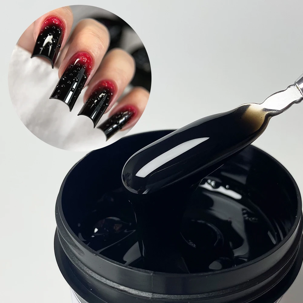Jillnails 50G Builder Nagelgel Weihnachten Rot Burgund Selbstnivellierendes Medium UV Led Gel 50 ml