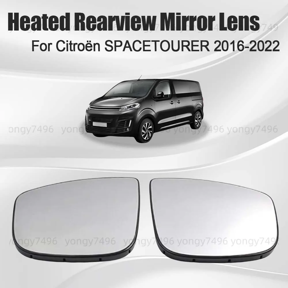 

Replace Car Wide Angle Heated Rearview Mirror Lens For Citroen SPACETOURER 2016 2017 2018 2019 2020 2021 2022 Cars Accessories