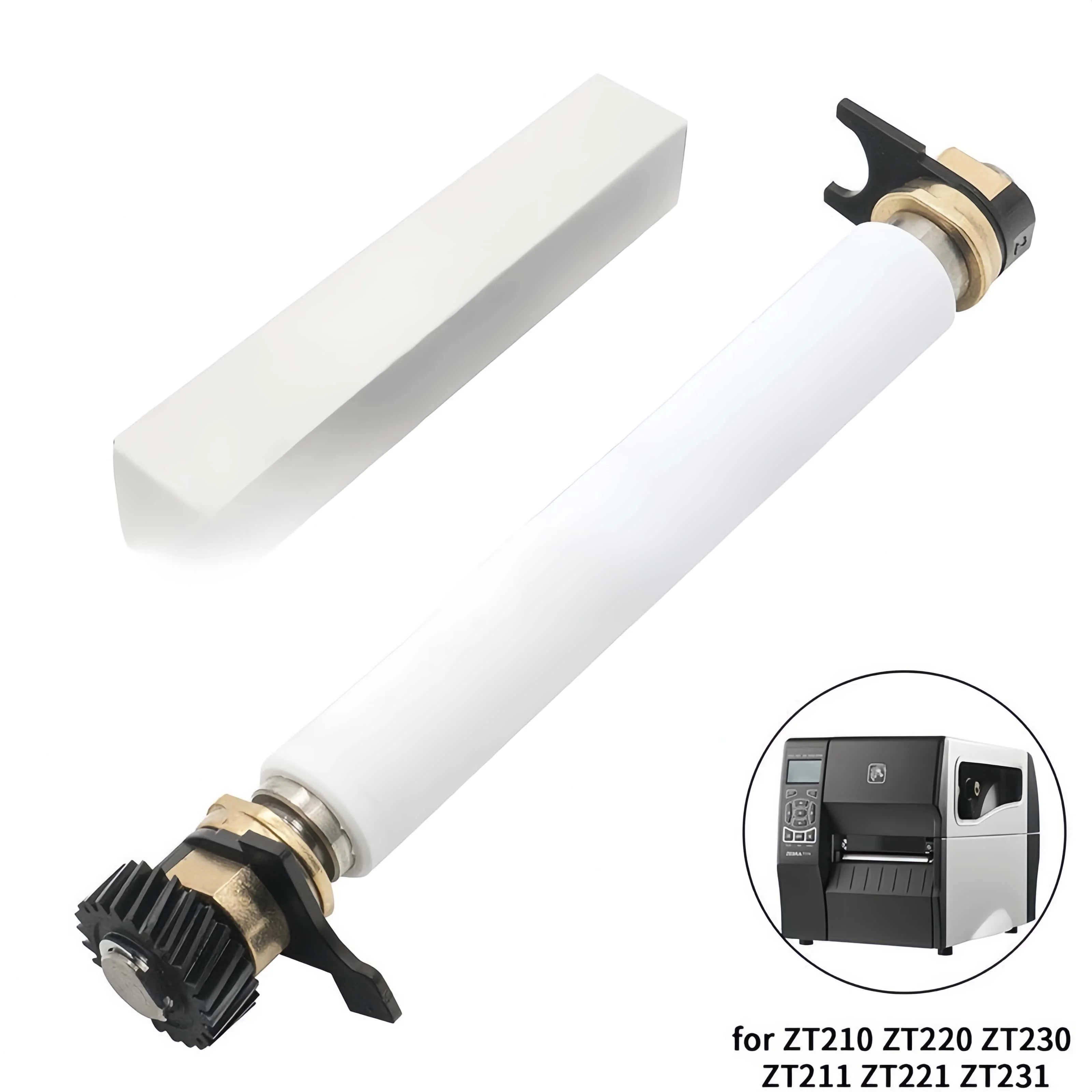 

P1037974-028 Kit Platen Roller for Zebra ZT210 ZT220 ZT230 ZT200 Series 203dpi 300dpi Thermal Label Printer