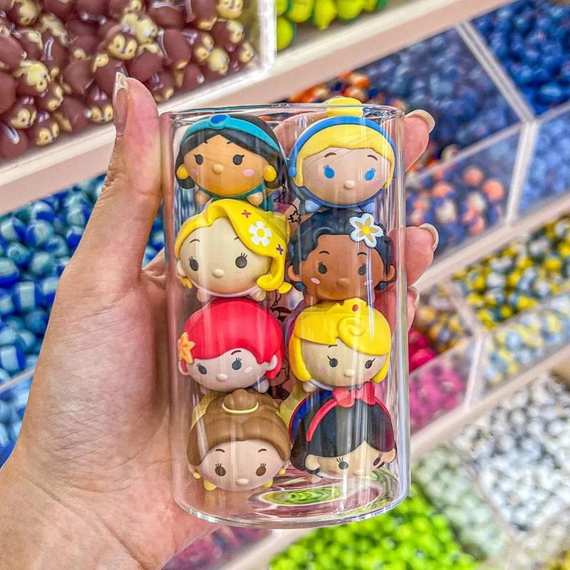 

Оригинальные фигурки Disney, оригинальные Мини-куклы диснеейской принцессы Tsum, эксклюзивные милые фигурки, рождественские подарки для детей