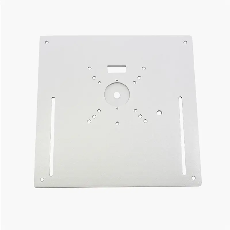 A64Z Aluminium Router Table Insert Plate Electric Wood Milling Flip Board With Miter Gauge Guide Set Table Saw Workbench