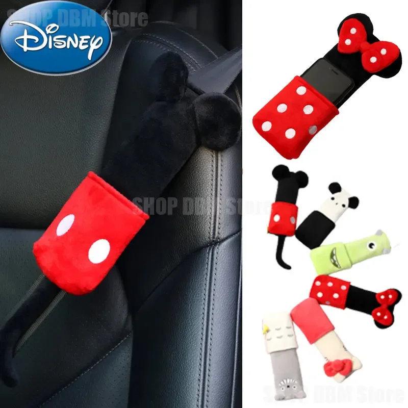 

Disney Mickey Mouse Car Seat Belt Cover Universal Auto Seat Belt Shoulder Pad Interior Seat Cushion Protector Safety Protection