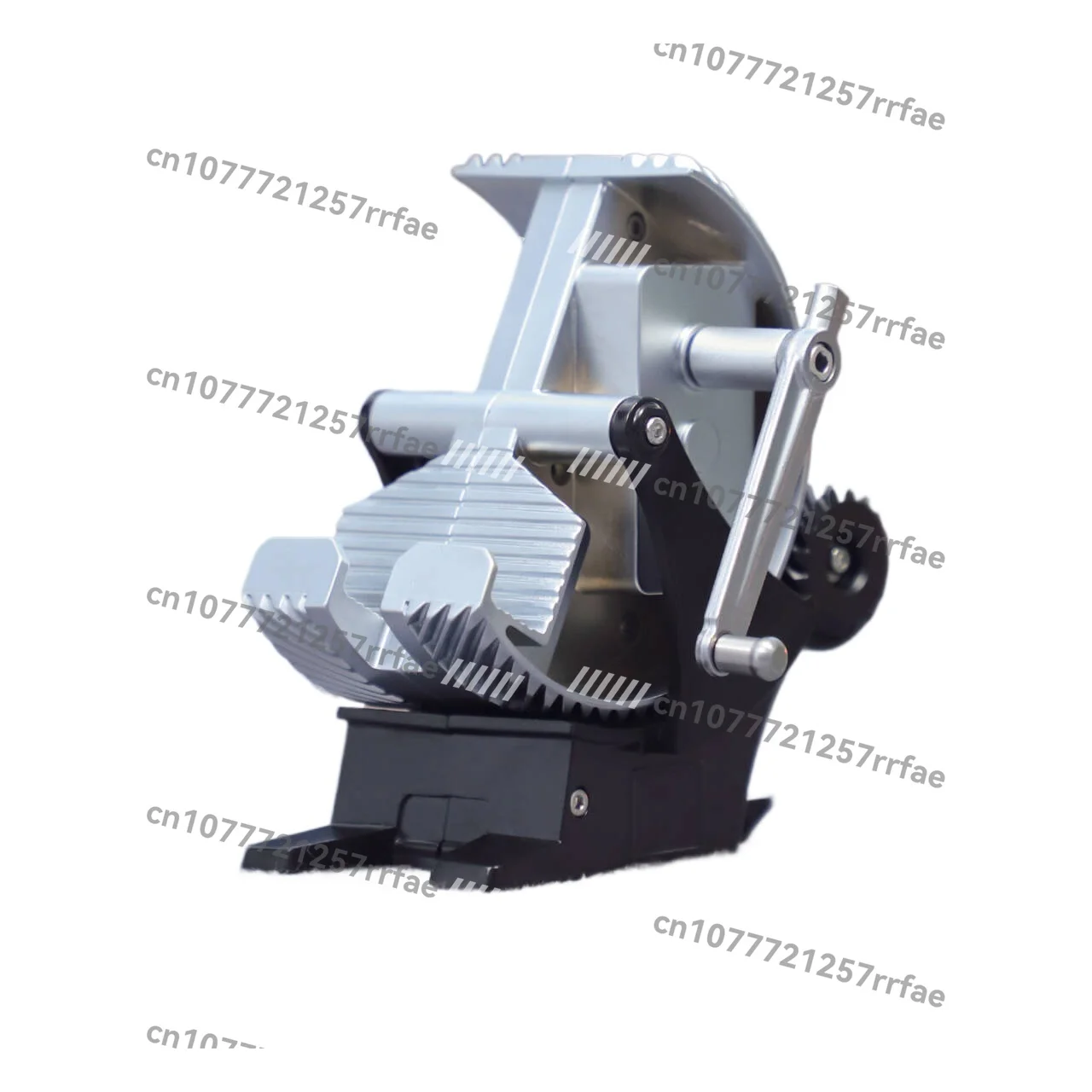 

New 2025 all-metal mechanical alloy serrated knob gear hand crank power generation mobile phone holder